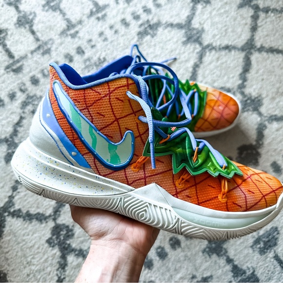 Nike Other - Nike Kyrie 5 Spongebob Squarepants “Pineapple House” Men’s Sneakers Size 11.5